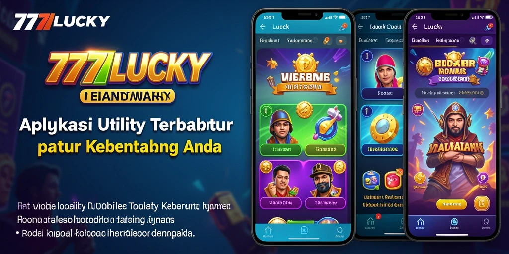 Tampilan antarmuka yang menarik dan intuitif dari 777LUCKY.