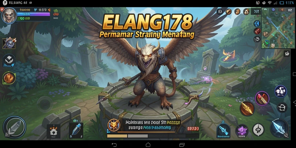 Screenshot ELANG178 menampilkan aksi pertempuran strategis yang mendebarkan.