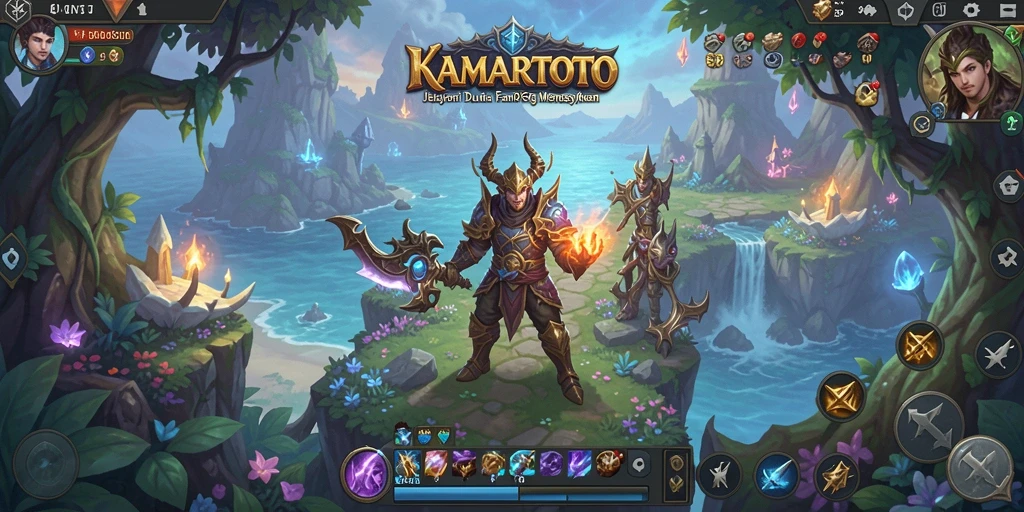 Screenshot gameplay KAMARTOTO menampilkan aksi seru dalam pertarungan MMORPG.