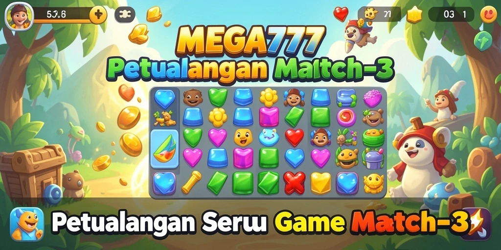 Gameplay seru yang menantang dalam MEGA777 dengan kombinasi warna-warni.