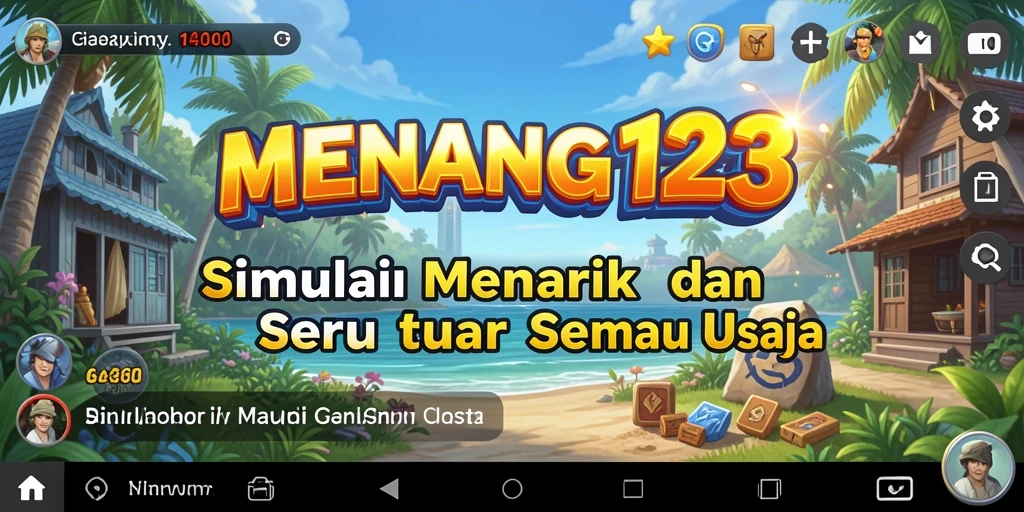 Screenshot MENANG123 menampilkan gameplay simulasi yang mengasyikkan.