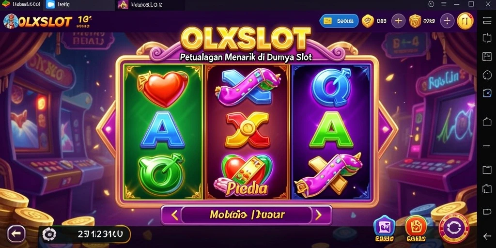 Gameplay seru OLXSLOT dengan karakter petualangan berwarna-warni.