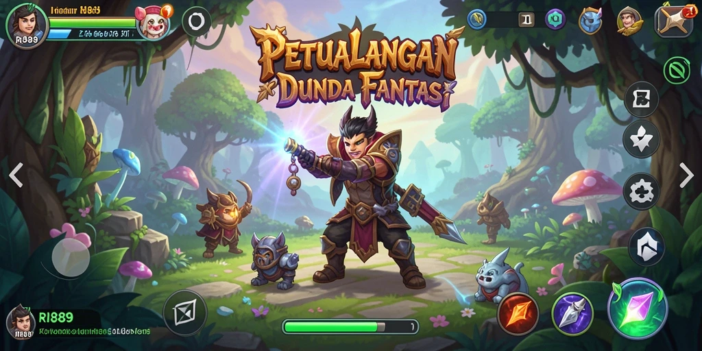 Tangkapan layar permainan <strong>RI889</strong> menampilkan aksi petualangan yang mendebarkan.