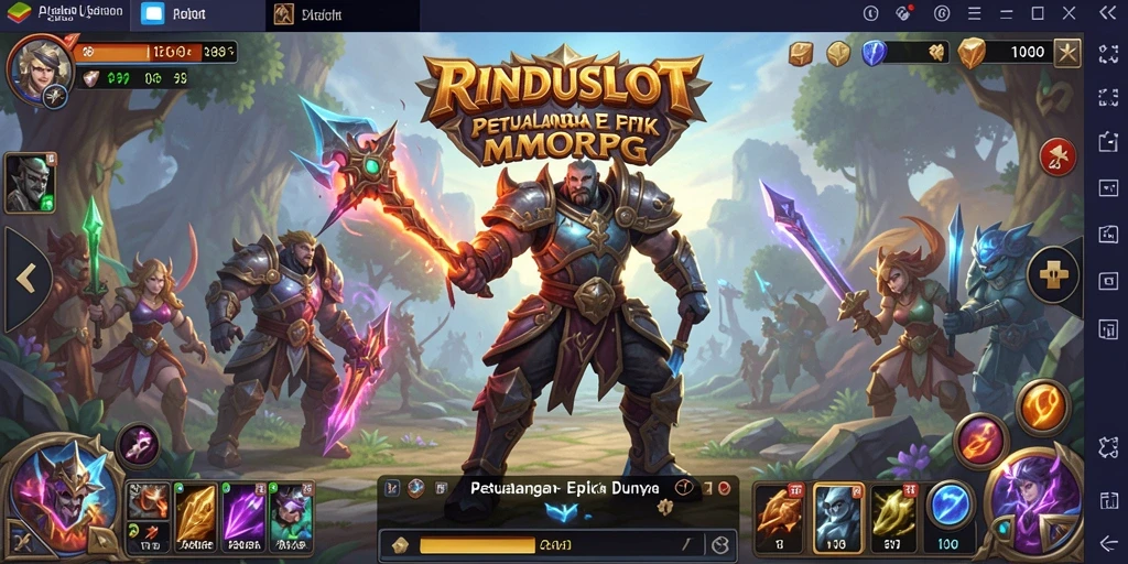 Gameplay menarik RINDUSLOT dengan karakter dan lingkungan yang menakjubkan.