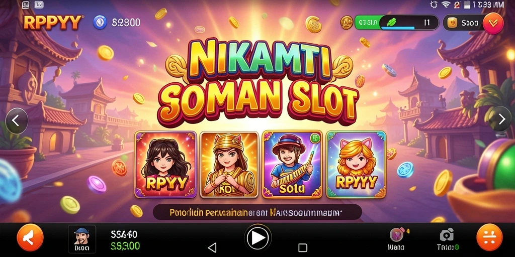 Tampilan seru gameplay Slot yang menarik di RPYYY.
