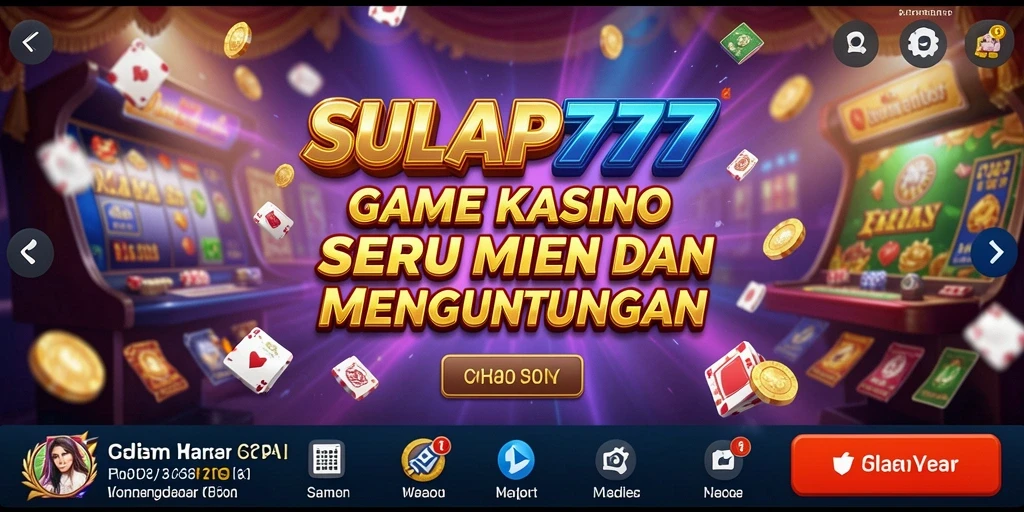 Tampilan gameplay SULAP777 yang menarik dalam suasana Kasino.